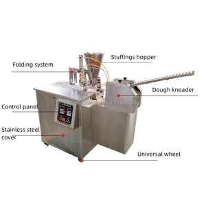 Chất lượng tốt tự động hoành thánh làm máy gấp bánh bao siomai bao bì Maker với giá tốt trên bán - Product Image 4