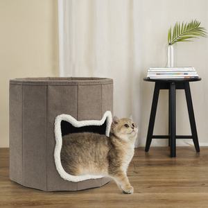 Casa del gatto pieghevole casa del gattino all'ingrosso della fabbrica del condominio dell'animale domestico - Product Image 2