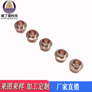 Aluminum Ring <b>Terminals</b> Anodized Rose Gold Brass High Conductivity For Headphone Sound Outlet DIY Accessories - Product Image 4
