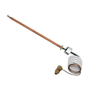 <b>Temperature</b> Sensor <b>Probe</b> 710630 Copper Silver Alloy Aluminum Cap Over <b>Temperature</b> Protection Wire Leads - Product Image 1