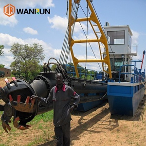 Wanrun xách tay mini NẠO VÉT thuyền với Cutter Hot Bán nhỏ hút dredger tính năng động Cơ bánh động cơ thành phần cốt lõi - Product Image 3
