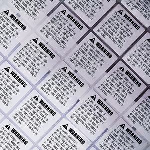 2 * 2in Erstickung gefahr Aufkleber Erstickung von Kindern fernhalten FBA Kunststoff Poly beutel Versand Warnschilder - Product Image 4