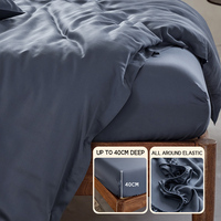 Fabricants chinois de draps de refroidissement personnalisés pour lits Ensembles de draps de luxe avec sensation de main douce King Size