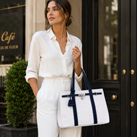 Sac fourre-tout Hobo en toile épaisse certifié usine avec cadenas | |   Sac à main pour ordinateur portable avec logo personnalisé