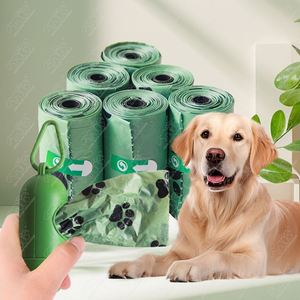 Sacs à déjections canines jetables, écologiques, compostables, anti-odeurs, portables, vente en gros, OEM, personnalisés - Product Image 1