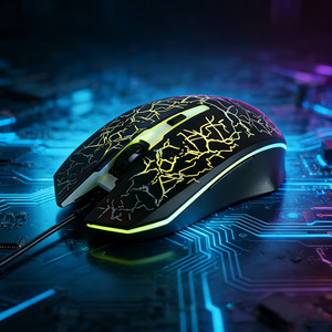 Gaming <b>Mouse</b> Wired Optical 6 Buttons RGB Backlit Ergonomic Right Hand For Desktop Laptop Computer Use - Product Image 1