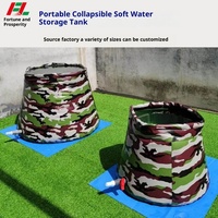 Bidons d'eau pliables portables en PVC épais, durables, écologiques, capacité de 30 L, réservoir de stockage d'eau pour l'extérieur