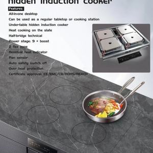 Cocina de Inducción Eléctrica Multifunción con Control Táctil Suave y Placa de Cocción Invisible - Product Image 2