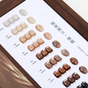 طلاء أظافر جل ZRKGEL خالٍ من الهيما بـ 9 ألوان لامعة، غير سام وصديق للبيئة، يجف بالأشعة فوق البنفسجية/LED، معتمد من CE للاستخدام المهني والمنزلي - Product Image 1