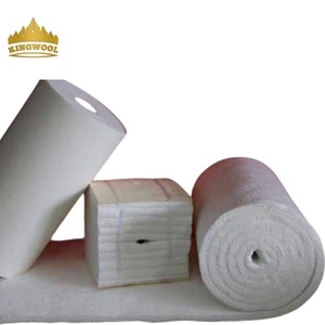 Couverture en fibre céramique KINGWOOL, directement de l'usine, 128 kg/m³, résistante aux acides et aux alcalis - Product Image 1