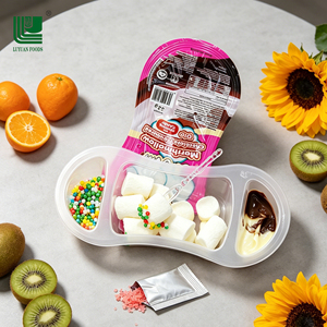 Wholesale Customized Private Label HALAL Certified Multi-Colored <strong>Sweet</strong> Marshmallow Dipped Chocolate Sauce Popping Candy Box - Product Image 5