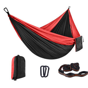 Haute qualité <span class=keywords><strong>pas</strong></span> <span class=keywords><strong>cher</strong></span> personnalisé 100% Nylon Parachute tissu simple et Double arbre suspendu hamac pour la randonnée Camping aventure - Product Image 3