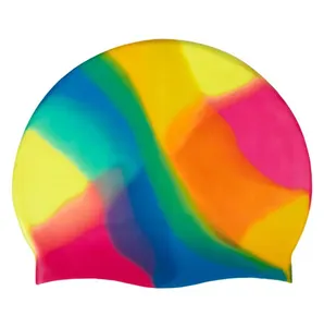 Durable Silicone Swim Cap For Women And Men Adults Youth Long Short Hair Universal Swimming Caps