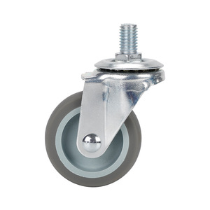 2 Inch Tpr Swivel Caster With Threaded Stem For Industrial Furniture Easy Installation - Product Image 4