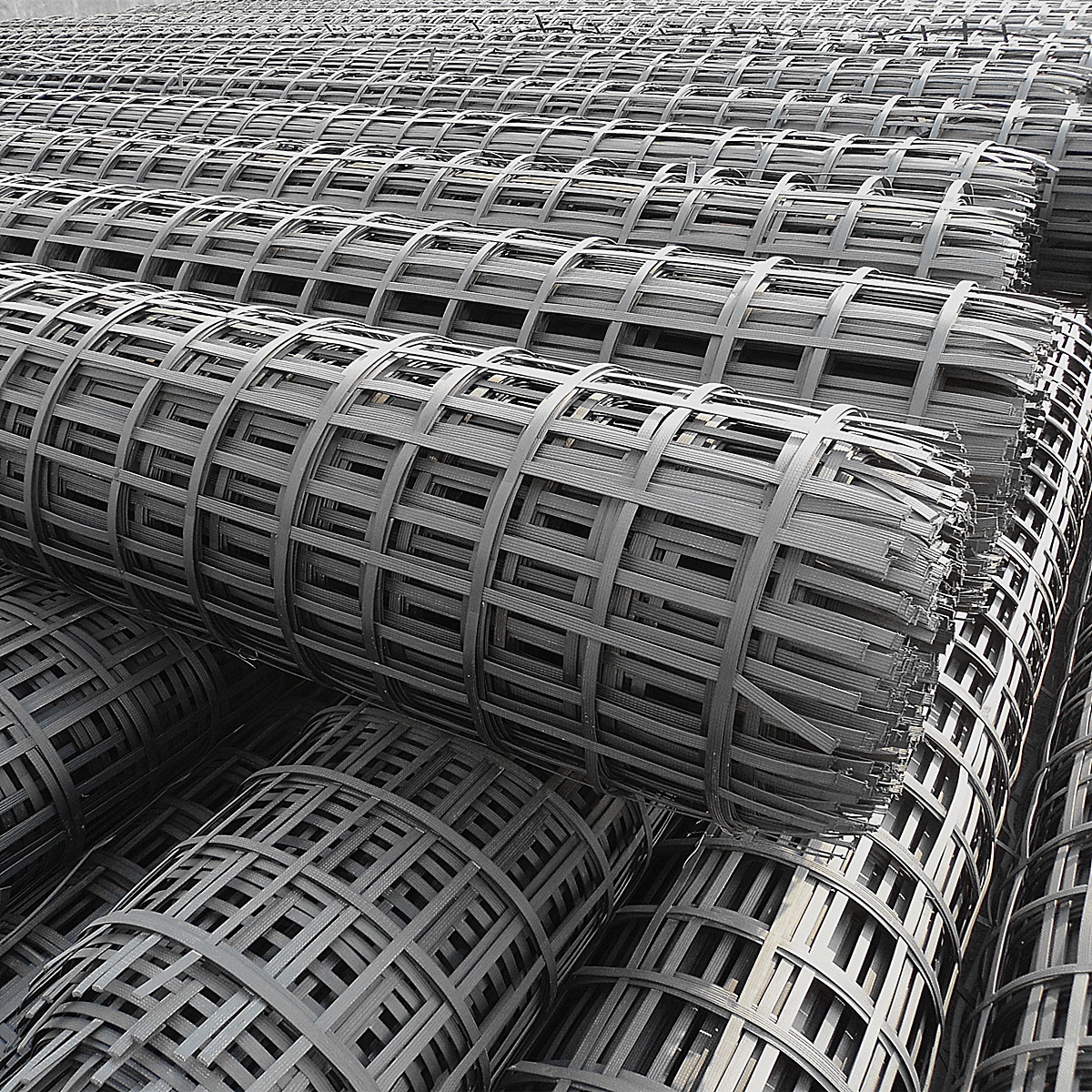 800-80KN/m Fiberglass Geogrid Reinforcement Material for Driveways Roads Construction Made from Basalt Fiber