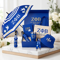 Sac fourre-tout en toile de coton personnalisé avec logo, rose et vert, pour sororité, confrérie universitaire, lettres grecques, souvenir universitaire