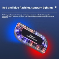 Luz de Hombro LED Roja y Azul Personalizada, Impermeable, con Clip, Luz Estroboscópica de Advertencia para Seguridad Profesional y Servicios de Emergencia