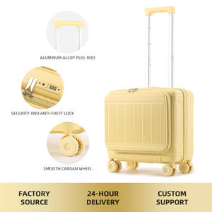 Equipaje para niñas de 14 pulgadas y 18 pulgadas con ruedas extraíbles Compartimento de Apertura frontal Bloqueo de contraseña antirrobo Manija de goma - Product Image 5