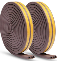 Bandes d'étanchéité en caoutchouc mousse adhésive pour portes et fenêtres Bande d'étanchéité en caoutchouc EPDM en forme de I