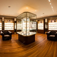 Vitrine de présentation de lunettes de soleil de style classique Sundo, mobilier décoratif d'intérieur pour magasins d'optique et présentoirs à lunettes
