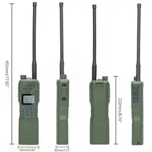 Rádio de duas vias baofeng, ar-152 ar 152 15w antena banda dupla 10w recarregável ham portátil walkie talkie com alto-falante