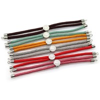 Pulsera Diy semiacabada de cuerda de Milán de 3mm, árbol de la vida, pareja, amistad, accesorios tejidos, pulsera personalizable, brazaletes