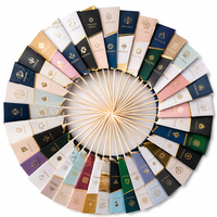 Drapeau alimentaire en papier personnalisé avec logo, bannière élégante |   Papier gaufré et de spécialité de luxe pour les exposants de salons professionnels et d'expositions