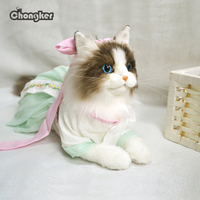 Dropshipping Cadeau Simulation Jouets en peluche Clone Cat Home Decorations Soothing Toys Cadeaux d'anniversaire pour enfants