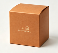 Boîte en papier personnalisée de bonne qualité pour emballage de bougies, bouteilles de cosmétiques recyclées, carton de maquillage, emballage de cosmétiques