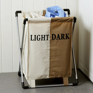 Panier à linge pliable extra large en tissu Oxford, sac à linge <span class=keywords><strong>double</strong></span> avec poignée et sangle - Product Image 1