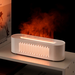 Difusor de Aroma Mini Humidificador Ultrasónico de Aire Usb Humidificador de Aire de Llama 3D Humidificador Colorido - Product Image 1