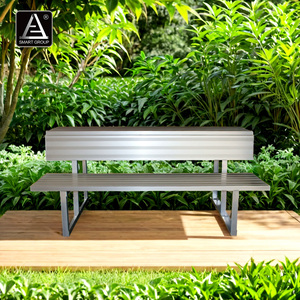 Mesa y Sillas de Aluminio para Comedor, Jardín, Restaurante, Comercios y Deportes, Ideales para Picnic - Product Image 2