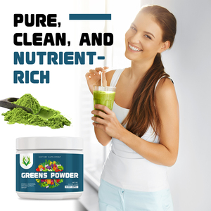 Polvo Verde OEM ODM con Mezcla de Antioxidantes y Hongos Patentada, Fibra Dietética que Apoya la Energía Natural, Polvo Herbal - Product Image 4