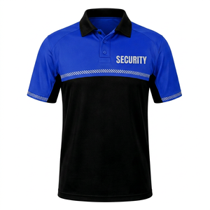 Polo de sécurité unisexe en tissu personnalisé Super Feel – Tenue de travail confortable avec détection des aiguilles et uniforme sans couture thermocollé - Product Image 1