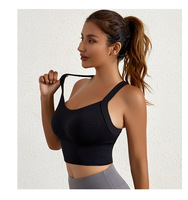 Nouvel Arrivage Brassière de Sport Sans Coutures Style Débardeur pour Yoga, Gym, Course à Pied, Absorption des Chocs, Couvrance Totale, Effet Minimiseur, Tailles S à XL pour Femme