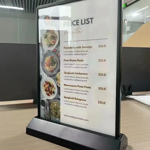 <span class=keywords><strong>Caja</strong></span> de <span class=keywords><strong>Luz</strong></span> Recargable de Escritorio con Batería de Ultra Larga Duración, Doble Cara, para Mostrador, Lista de Precios, Exhibición de Productos - Product Image 3