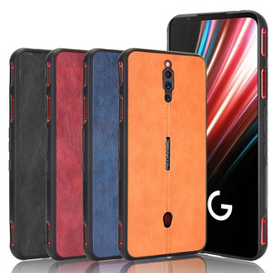 Funda Protectora Ligera de Cuero PU con Patrón de Piel de Vaca para ZTE Nubia <span class=keywords><strong>Red</strong></span> <span class=keywords><strong>Magic</strong></span> 5G/<span class=keywords><strong>5S</strong></span> - Product Image 1