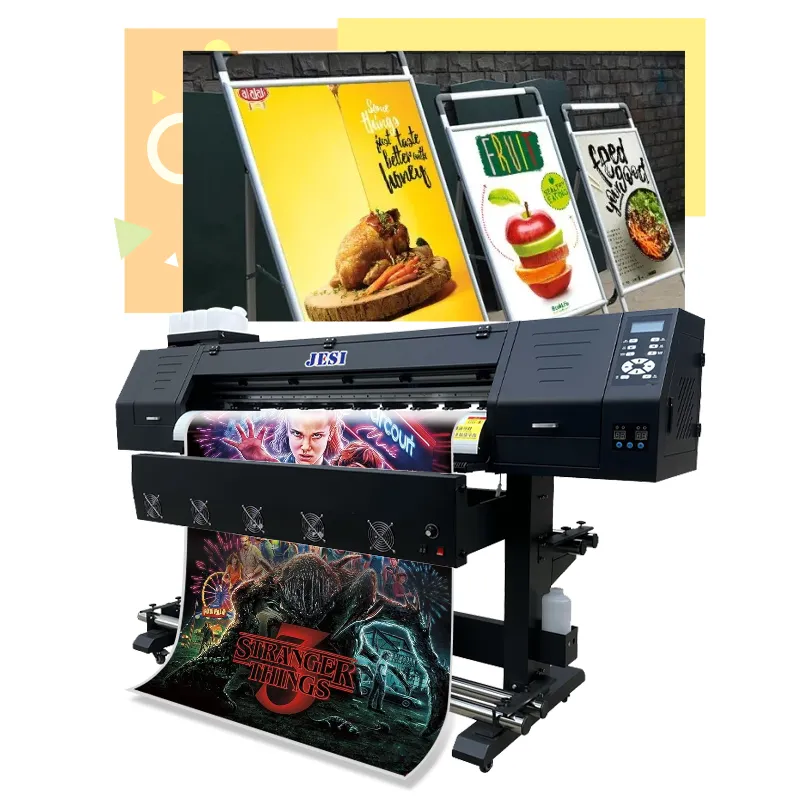 Indoor/Outdoor Digital Printing 1. 8m/1.3m Eco-Solvent Printer with Double Xp600/I3200 Printing Head