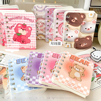 Mini Carnet à Spirale Motif Dessin Animé Adorable pour Écoliers, Calepin de Poche Portable, Prix Scolaires et Papeterie