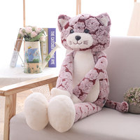 Haute qualité grande Promotion Kawaii Squishy Kuji chat animaux en peluche Anime classique dessin animé chat jouets en peluche animaux pour enfant cadeau