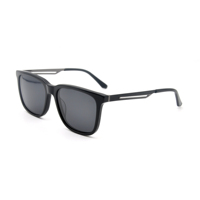 Lunettes de soleil classiques unisexes avec monture en acétate, verres polarisés anti-UV pour hommes et femmes