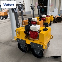 Compacteur routier manuel compact Contractor Choice avec double roue motrice pour une maniabilité efficace sur chantier