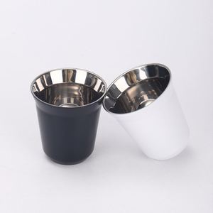 Vasos de Chupito de Acero Inoxidable de Grado Alimenticio, 80ml 160ml, Tazas de Espresso de Doble Pared Aisladas, Ecológicas, Regalo Promocional, Mini Taza - Product Image 4