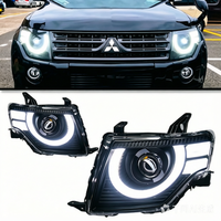 Ensemble de phares LED de style Defender pour Mitsubishi Pajero V97 2004-2020, clignotants séquentiels modifiés, phare avant
