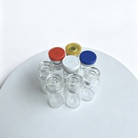 Flacons cylindriques en verre transparent stérilisés vides de 5 ml pour produits pharmaceutiques, avec bouchons en caoutchouc pour diffuseurs à bâtonnets, étiquettes d'origine ZHEJIANG