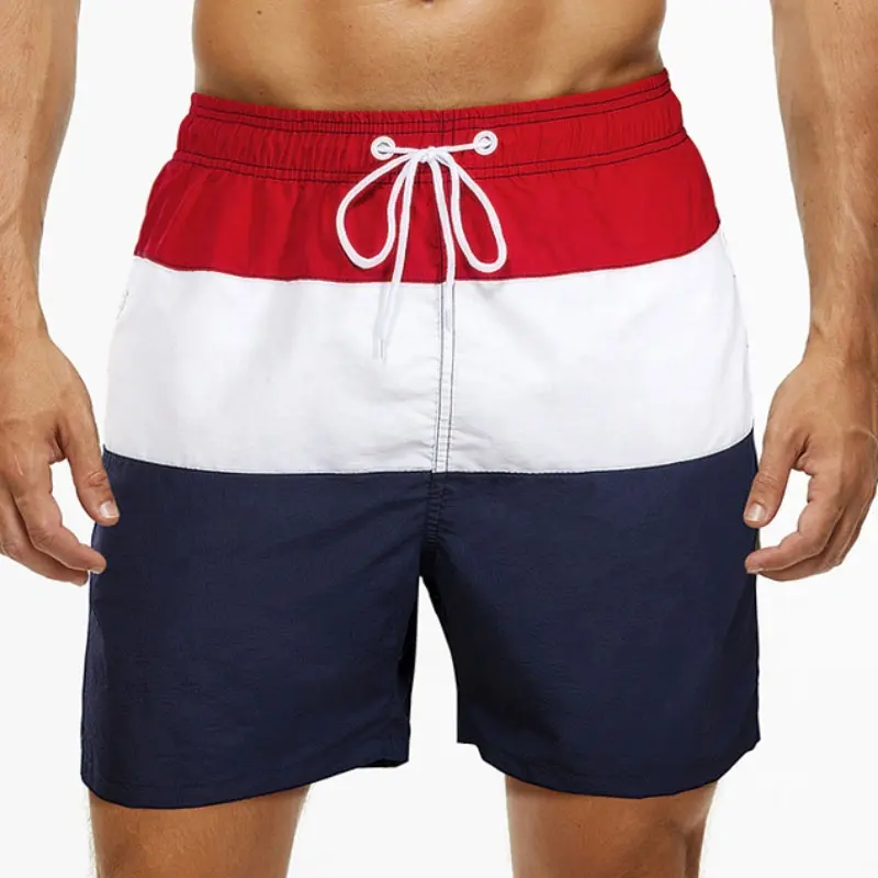 गर्म बिक्री आरामदायक खेल शॉर्ट्स पुरुषों बहुरंगा पुरुषों की शॉर्ट्स खेल swimwear के शॉर्ट्स त्वरित सूखी समुद्र तट पैंट