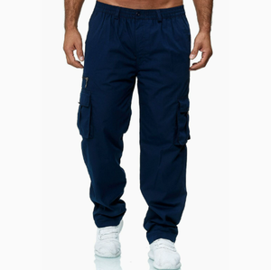 Men Tactical <b>Cargo</b> Trousers Utility <b>Work</b> <b>Pants</b> Breathable Woven Long <b>Pants</b> for Outdoor Training - Product Image 4