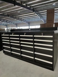 Huayi Nhiệm Vụ Nặng Nề 56-Inch Kim Loại Công Cụ Ngực Đôi Bóng Mang Slide Ngăn Kéo Sắt Công Cụ Giỏ Hàng Cho Nhà Để Xe Hội Thảo Hỗ Trợ OEM - Product Image 6