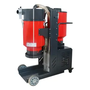 GAREN 5500-7500W Large double-barrel industrial vacuum cleaner for Floor construction site of factory workshop