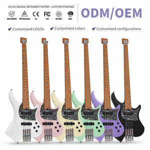 4 <b>String</b> Electric Bass Guitar Maple Neck S-S Pickup Painted Finish Factory Direct Customization OEM ODM - Product Image 1